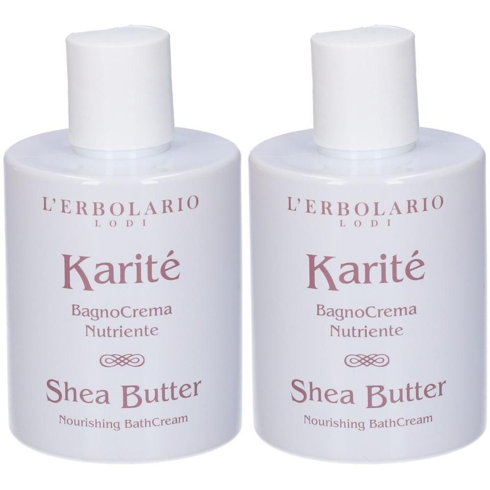 L`Erbolario BagnoCrema Nutriente Karité 2x300 ml
