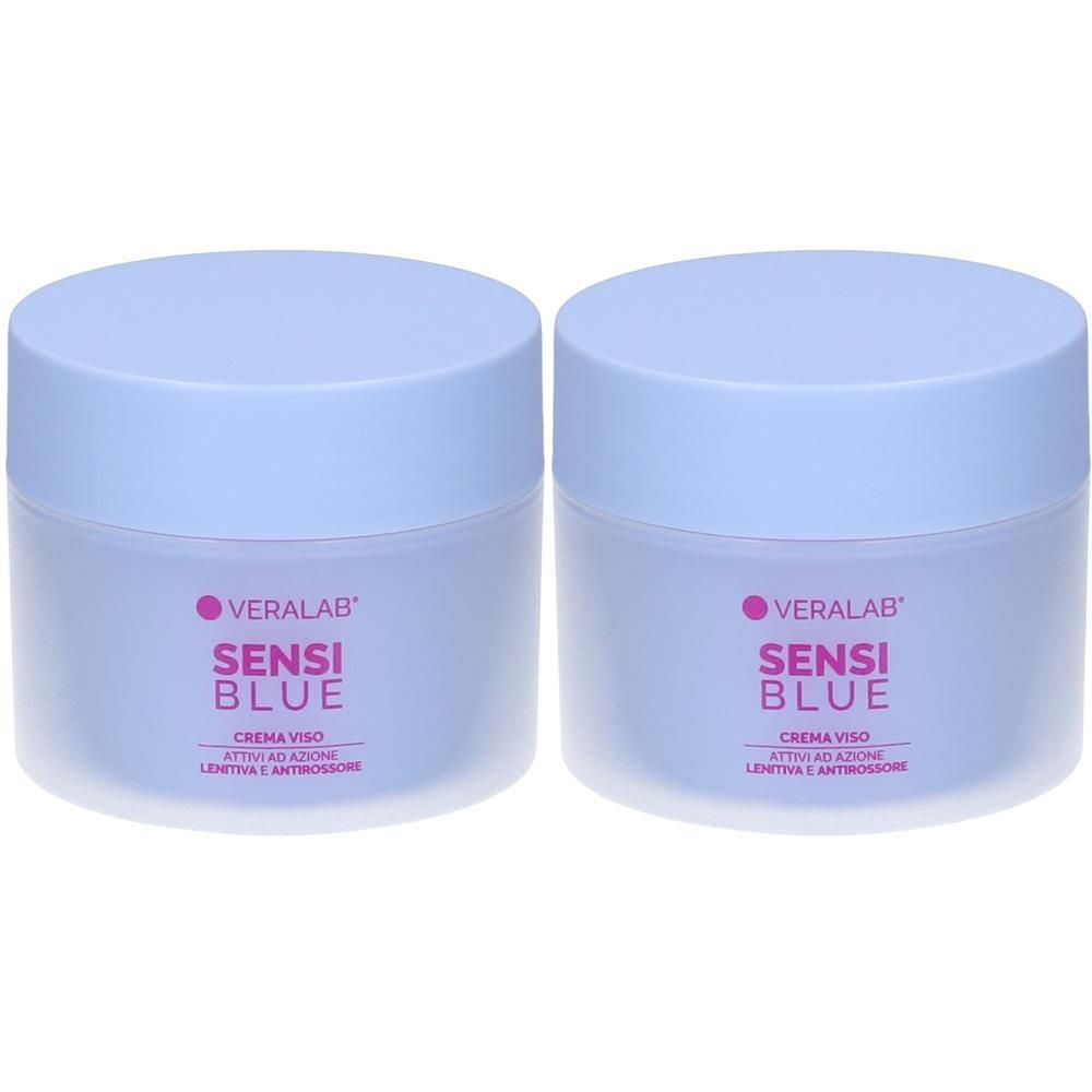 Veralab Sensiblue Crema Viso Lenitiva Antirossore 45 Ml 2x45 ml