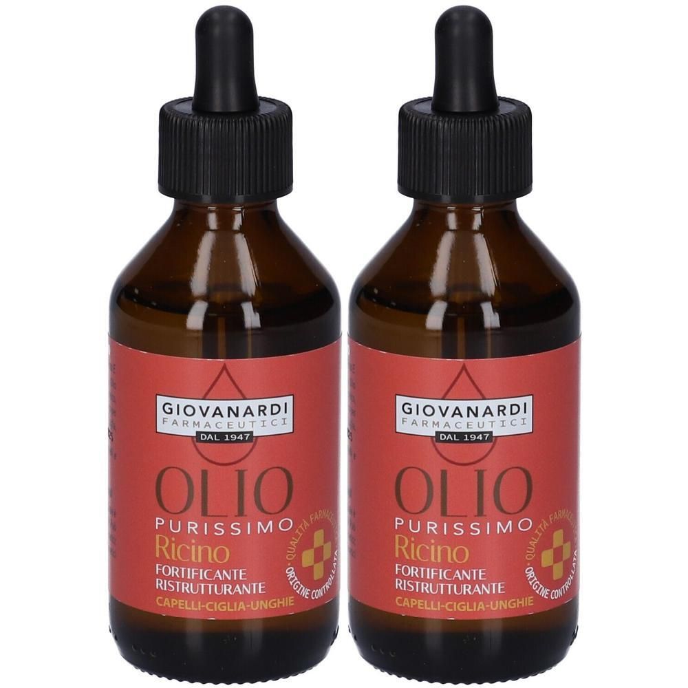 Giovanardi Farmaceutici Olio Purissimo Ricino 2x100 ml