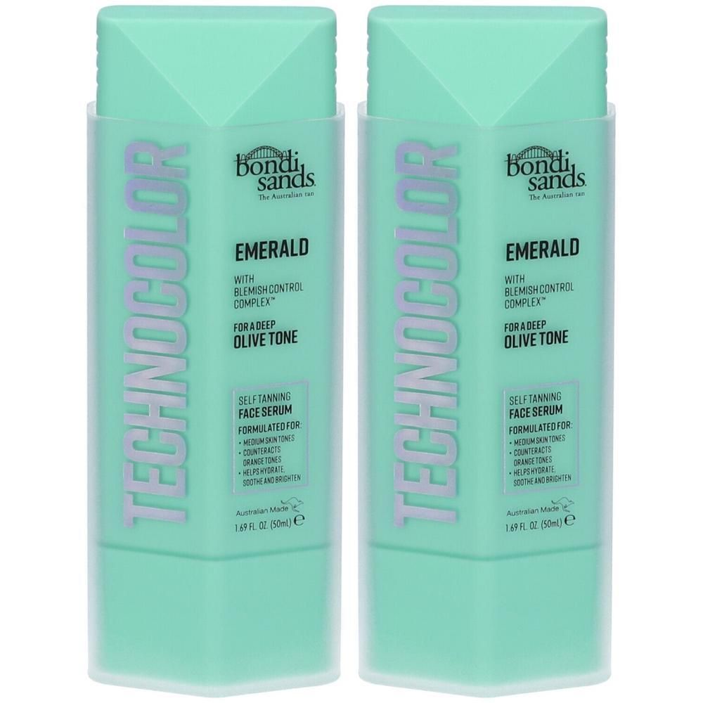 Bondy Sands Technocolor Emerald Siero Viso Autoabbronzante 2x50 ml