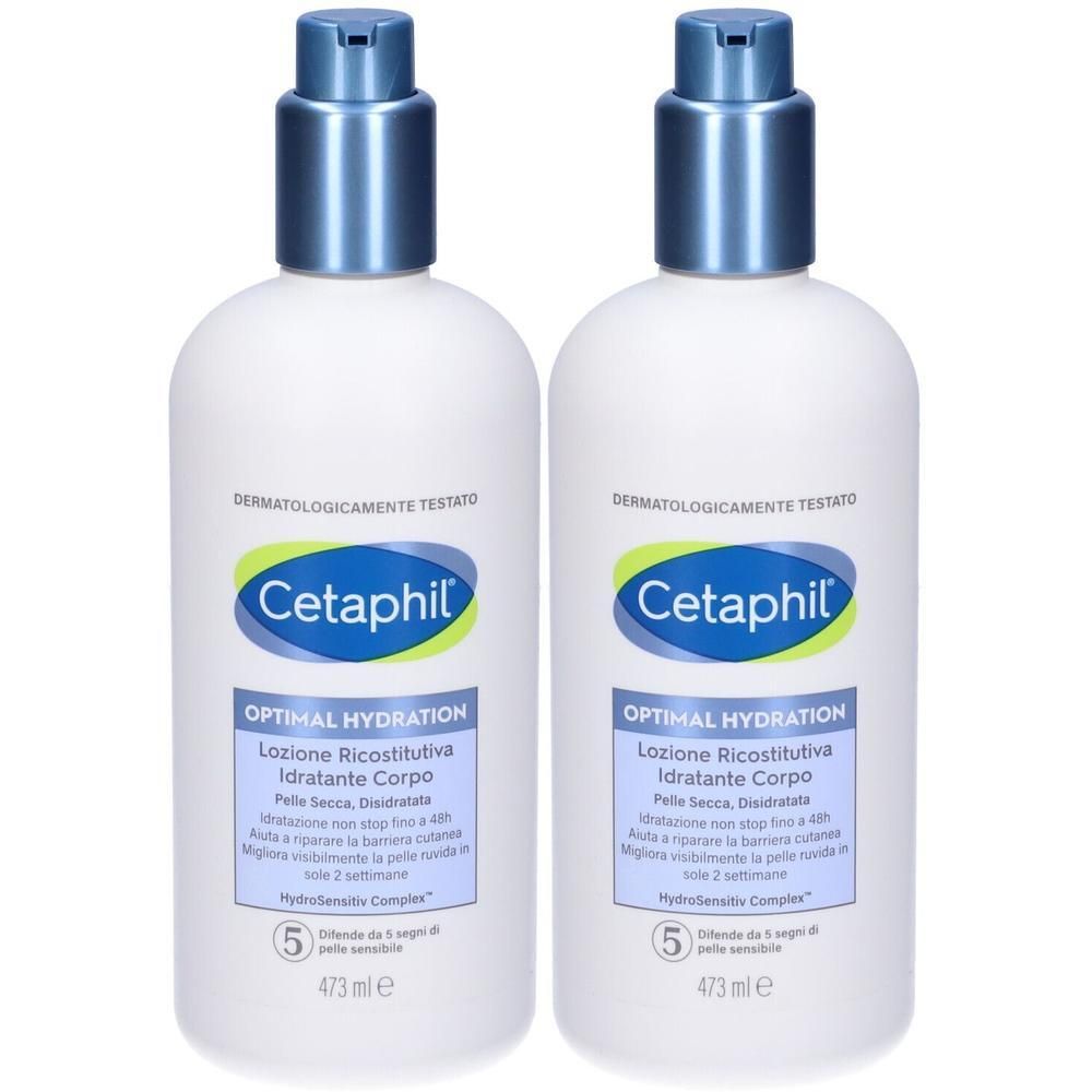 Cetaphil Optimal Hydration Lozione Ricostitutiva Idratante Corpo 2x473