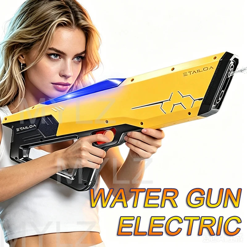 Spritzpistolen, Wasserpistole mit Dauerfeuer, Sommer-Pool-Spielzeug, vollautomatische Wasserpistole, elektrische Wasserpistole, Outdoor-Spielzeug für Kinder Image