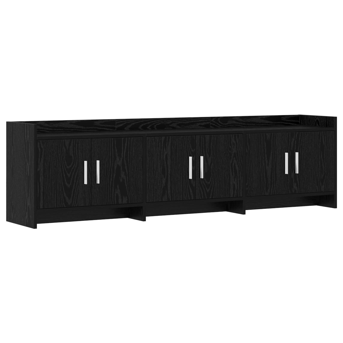 vidaXL TV-Schränk 168 x 33 x 47 cm Schwarze Eiche Holzwerkstoff Image