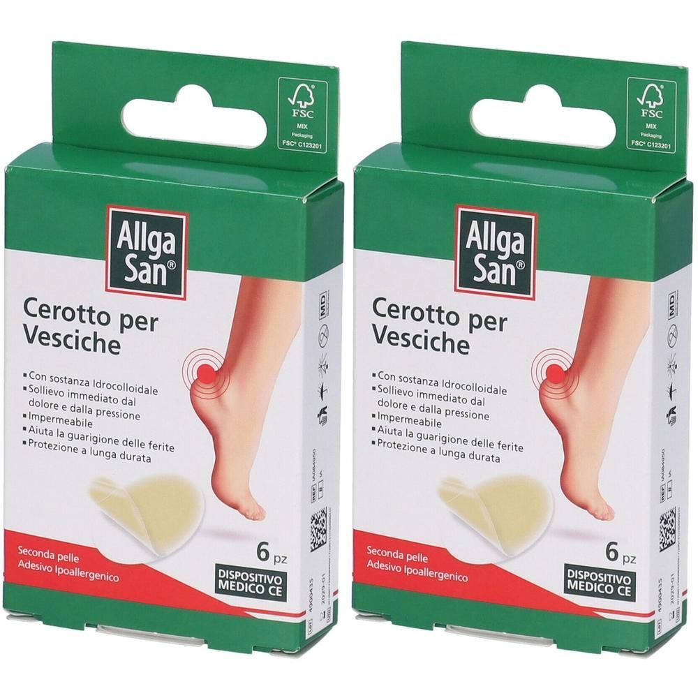 AllgaSan Cerotto Vesciche 2x6 St