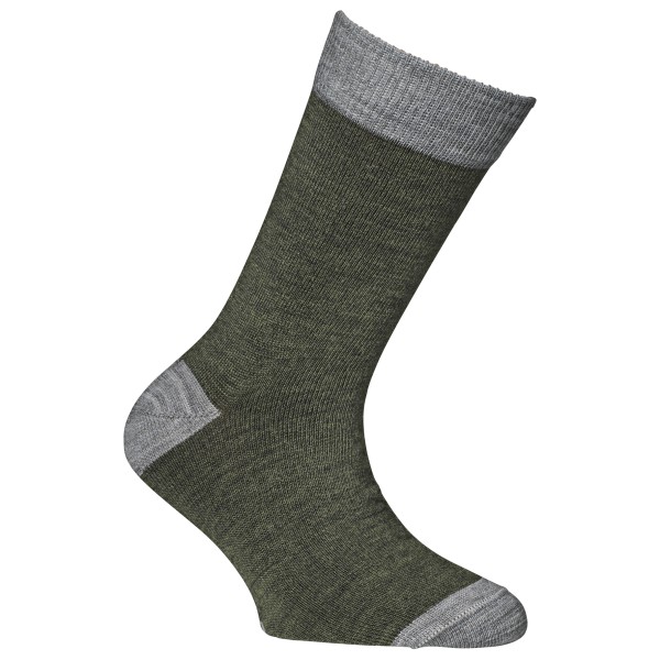Alpacasocks&Co - Kid's Merino - Merinosocken 27-30 | EU 27-30 oliv/grau