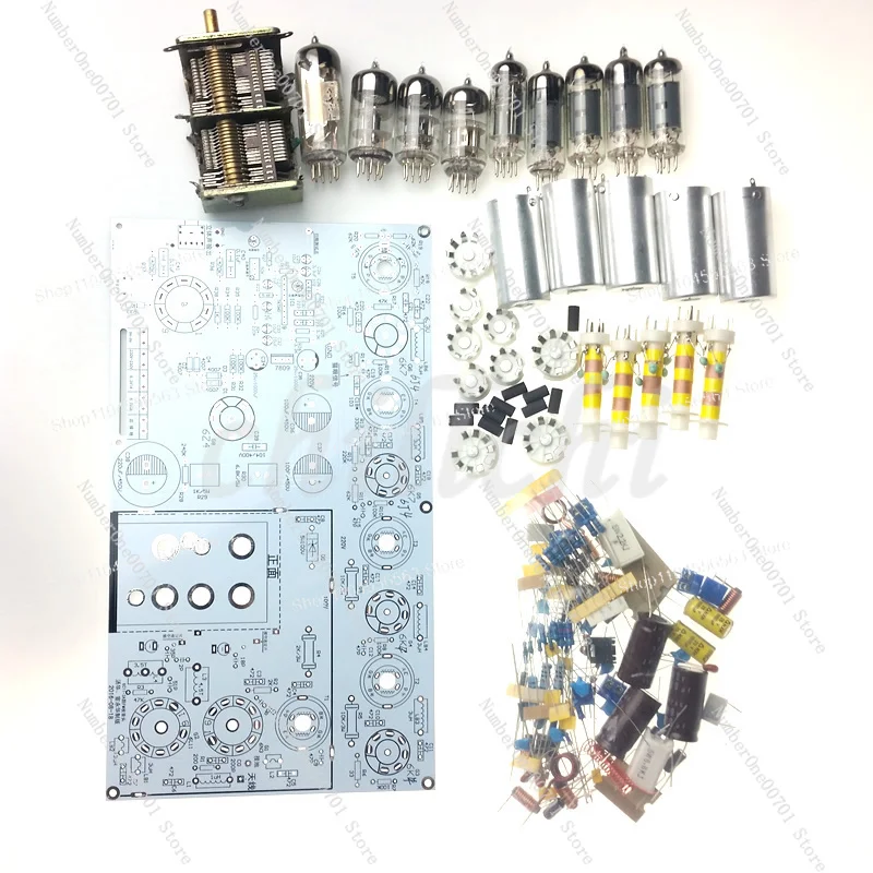 Röhrenradio / Radio / UKW-Radio / Stereo-FM-Kit, Frequenzbereich 88-108 MHz, mit 5 Mittelfrequenztransformatoren, DIY-Bausätze Image