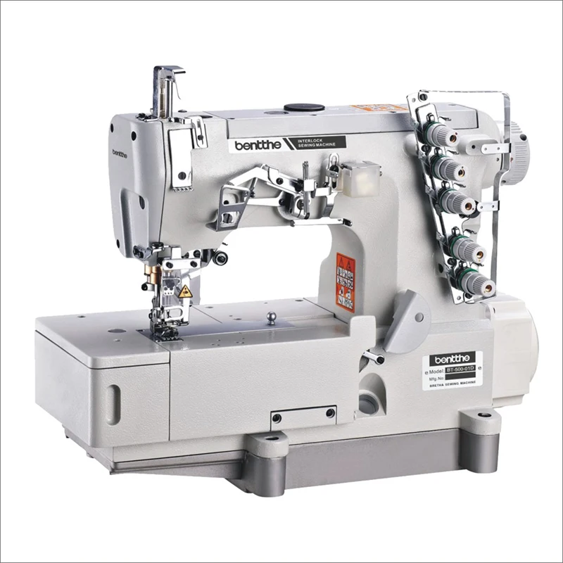 BT-500D Industrielle Interlock-Nähmaschine mit großem Vierkantkopf und drei- bis fünffädigem Verbindungsstich Image