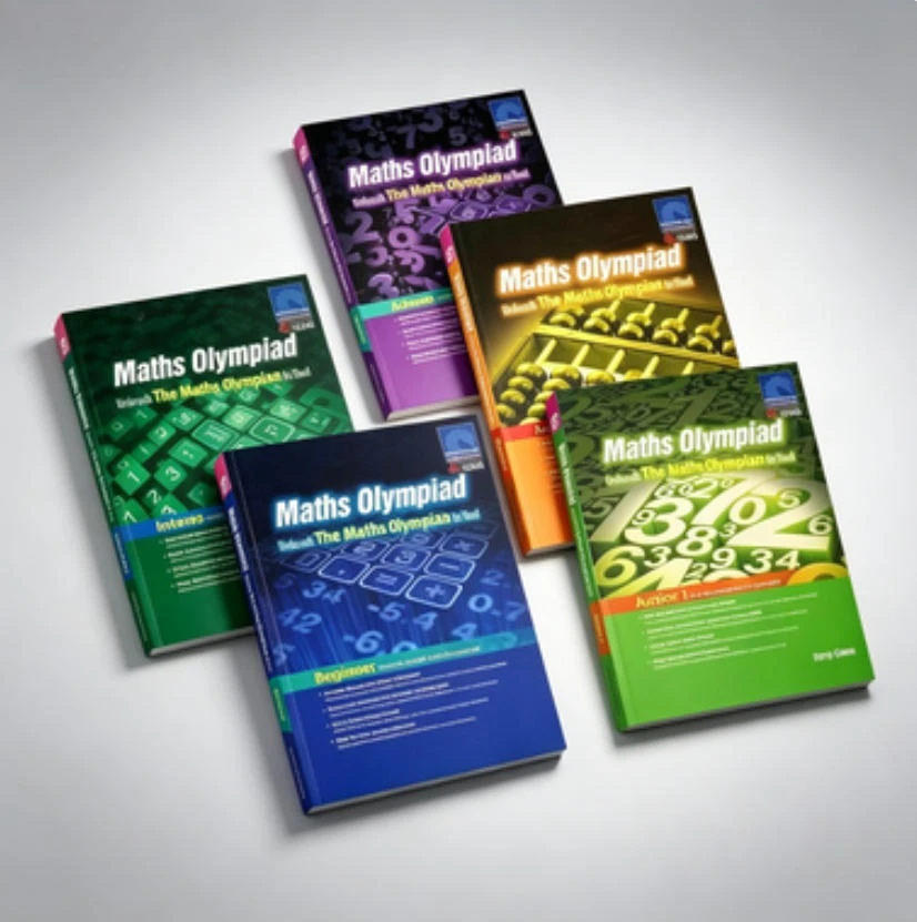 5 Bücher/Set SAP Mathematikolympiade Grundschule Mathematische Denktraining-Übungen Mathematikfragen Englischsprachiges Buch Image