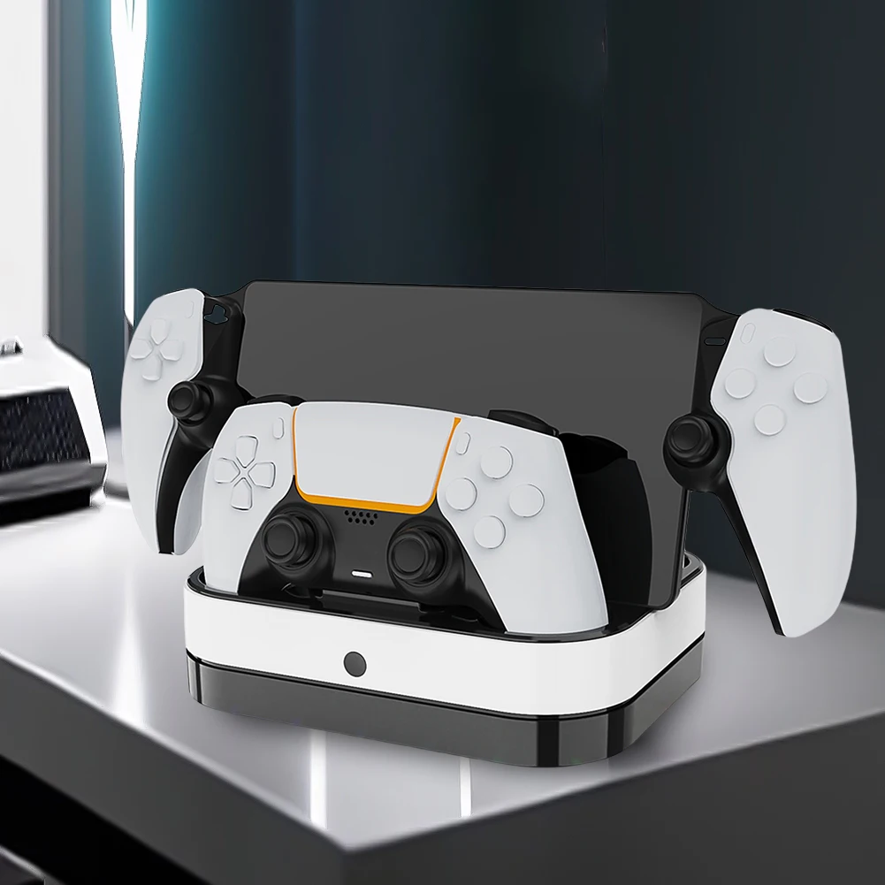For PS5 Dual Charging Station Fast Charging Dock Station Dual Charging Dock for PlayStation 5 Controller & PS Portal