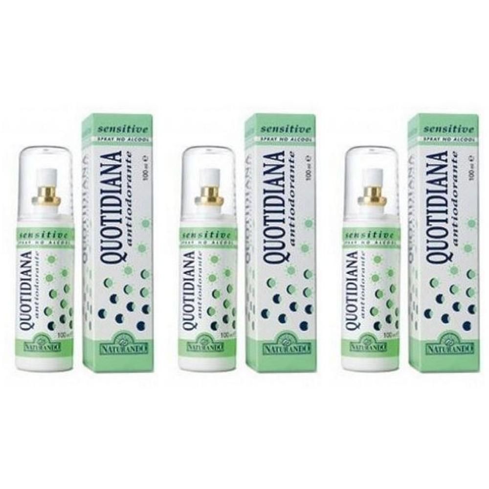 Quotidiana Antiodorante Spray Sensitive 100 Ml 3x100 ml Deodorante