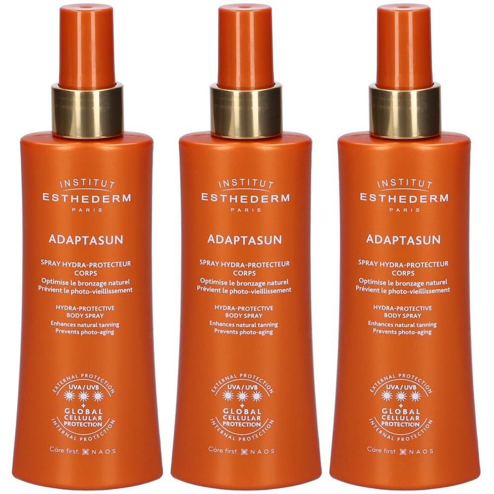 Institut Esthederm Adaptasun Latte Spray Protettivo Corpo Sole 3x150 m