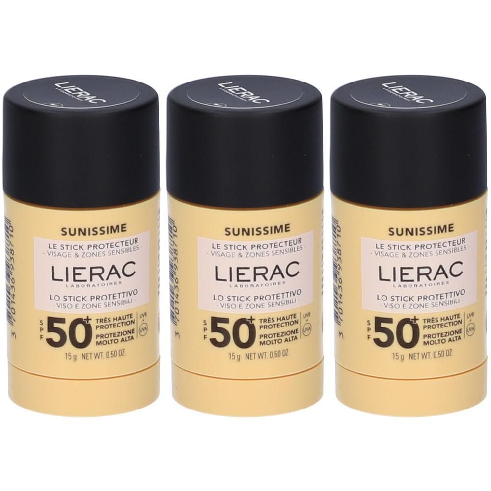 Lierac Sunissime Stick Protettivo Viso SPF 50+ 3x15 g