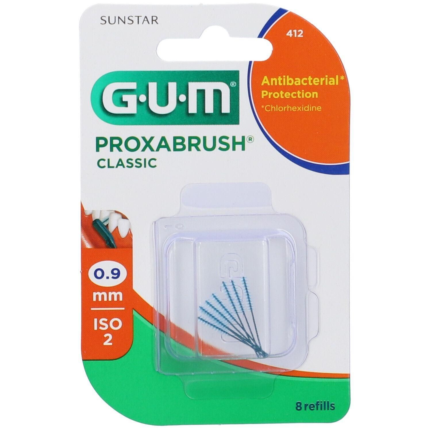 Gum® Proxabrush Classic 0,9 mm ISO 2 Ricambio 4x8 pz Spazzolino da den