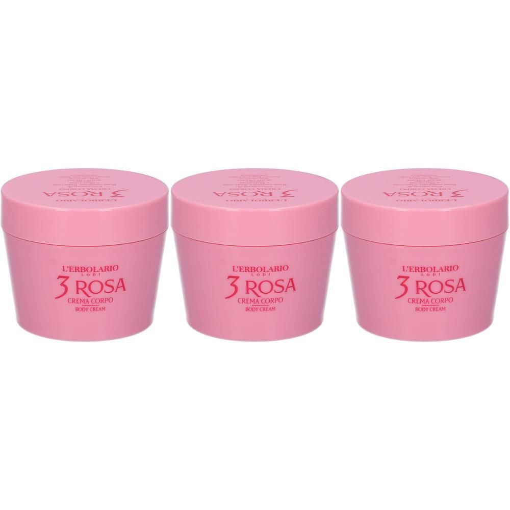 3 Rosa Crema Corpo 200 Ml 3x200 ml