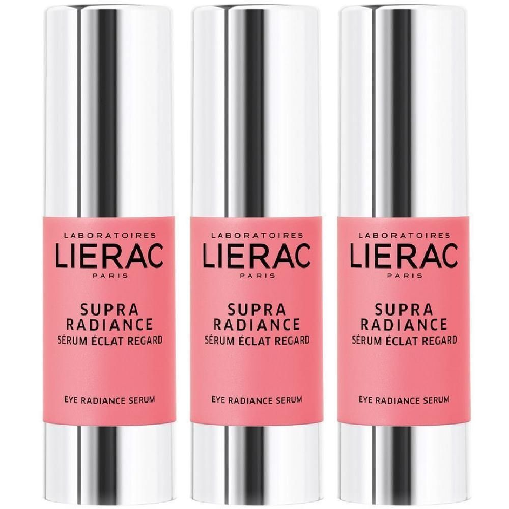 LIERAC Supra Radiance Siero Occhi Antietà Illuminante Antiossidante 3x