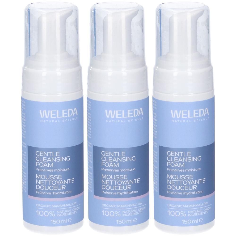 WELEDA Dolce Mousse Detergente 3x150 ml