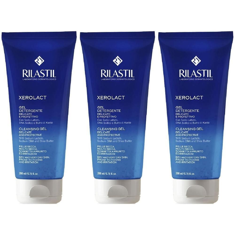 RILASTIL® Xerolact Gel Detergente 3x200 ml