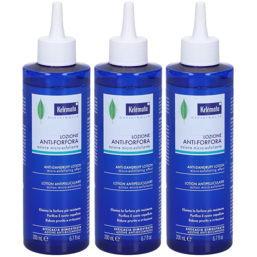 Kelémata Lozione Anti-Forfora 3x200 ml