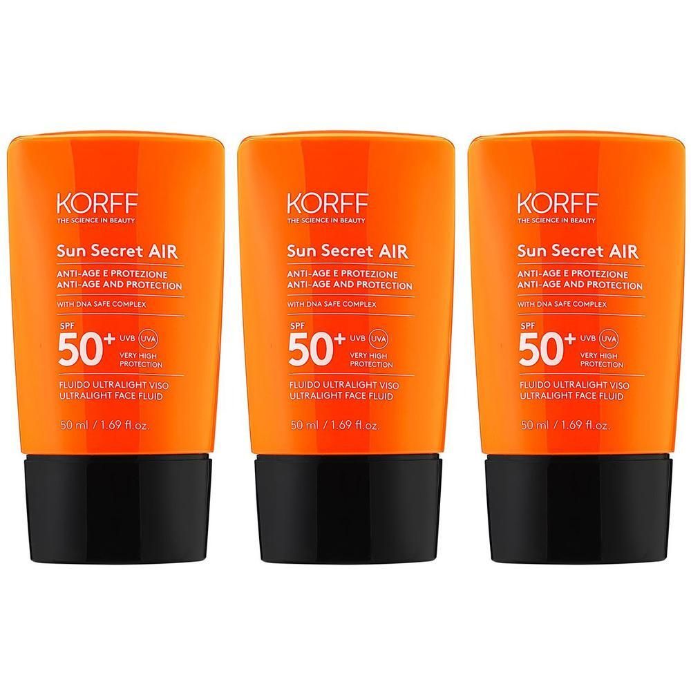 KORFF Sun Secret AIR SPF50+ 3x50 ml