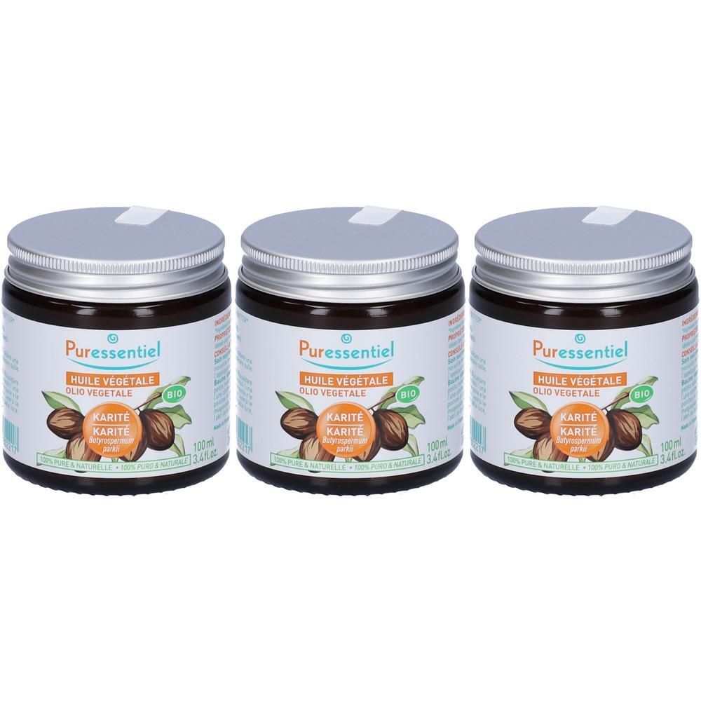 Puressentiel Olio Vegetale di Karité 3x100 ml