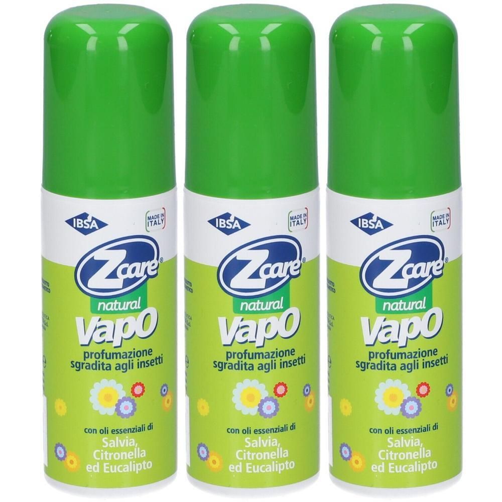 Z Care Natural Vapo Adulti Antizanzare 3x100 ml Spray