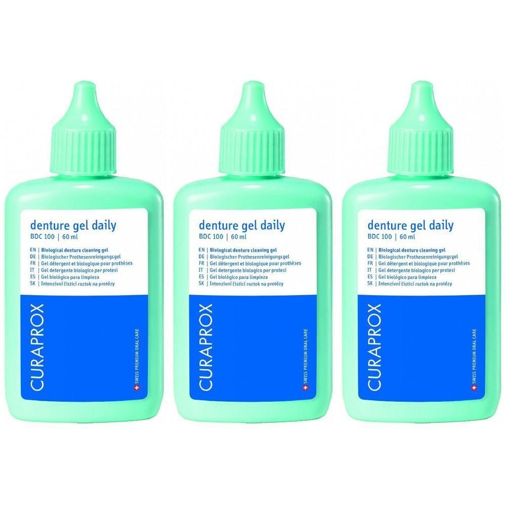Curaprox Bdc 100 Daily Gel Per La Pulizia Quotidiana Della Dentiera E