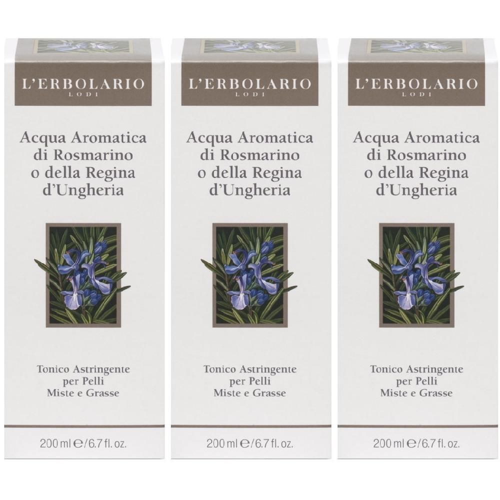 L'Erbolario Acqua Aromatica di Rosmarino o Della Regina D'Ungheria 3x2