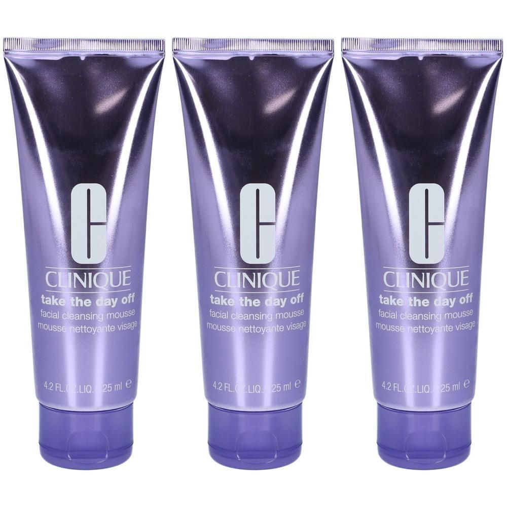 Clinique Take The Day Off™ Facial Cleansing Mousse 3x125 ml