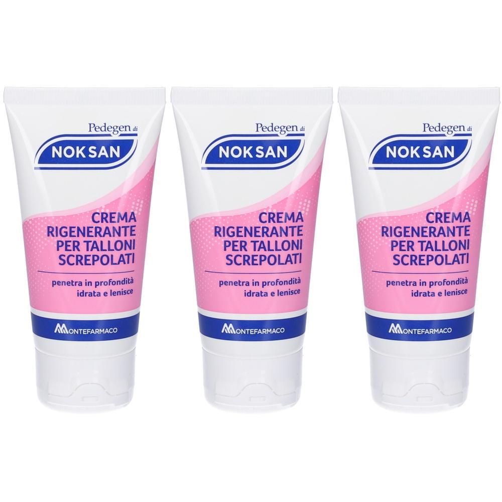 Noksan Crema Rigenerante per Talloni Screpolati 3x50 ml