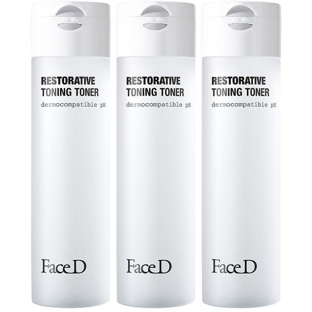 Face D Tonico Viso Riequilibrante Ricostituente 3x200 ml