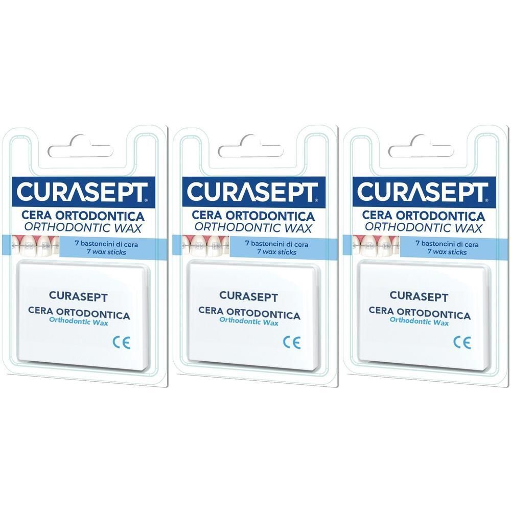 Curasept Cera ortodontica 3x1 pz Spazzolino da denti