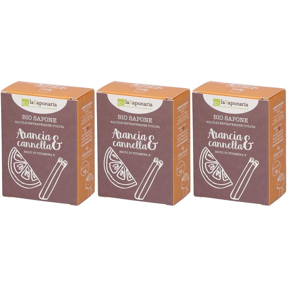 La Saponaria Arancia E Cannella 3x100 g