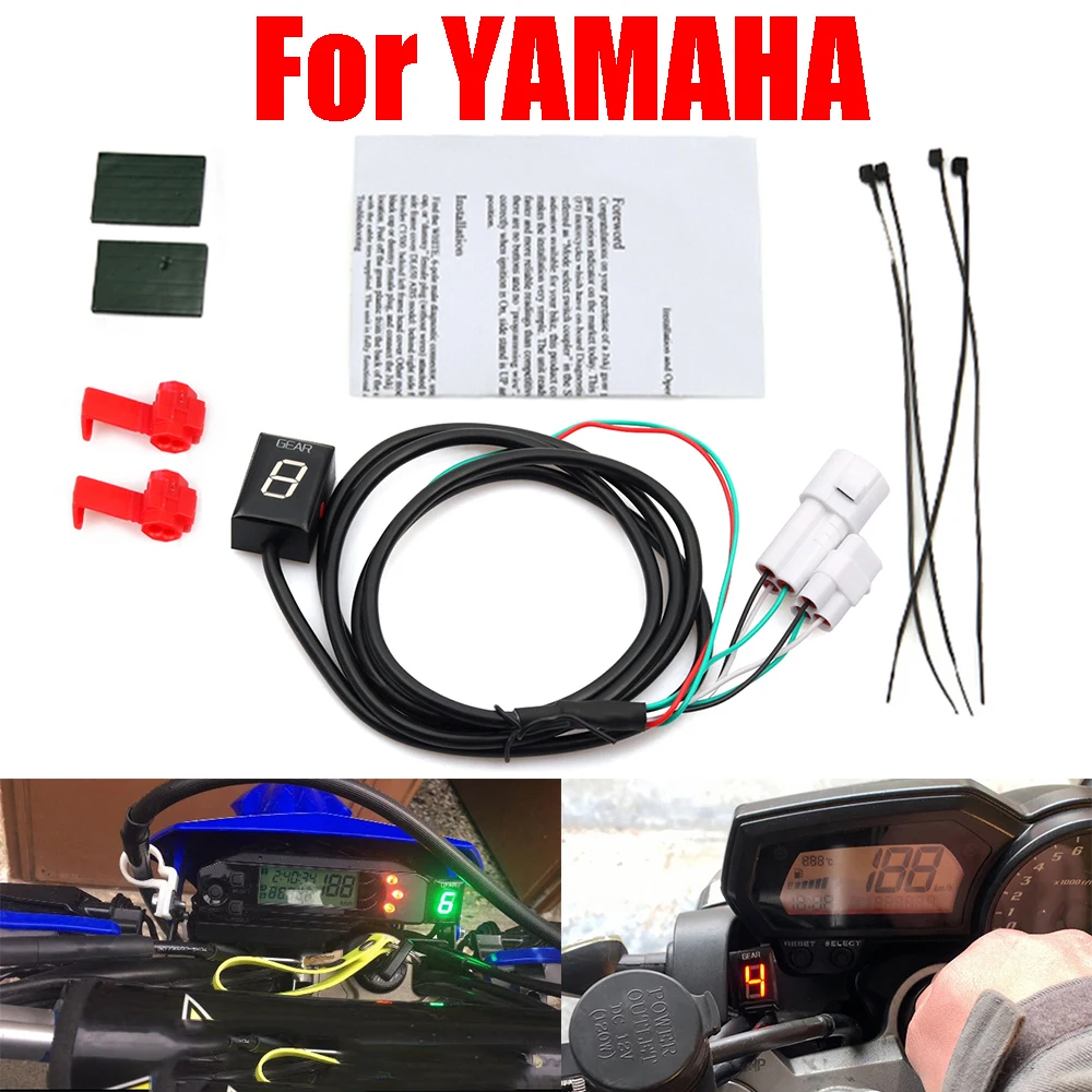 Motorrad Getriebe Anzeige Getriebe Display Meter Für Yamaha Fjr1300 Bt1100 Fz1n Wr250x Wr450x Xvs1300A Xvs1100 R6s Fzs1000 Road Star Image
