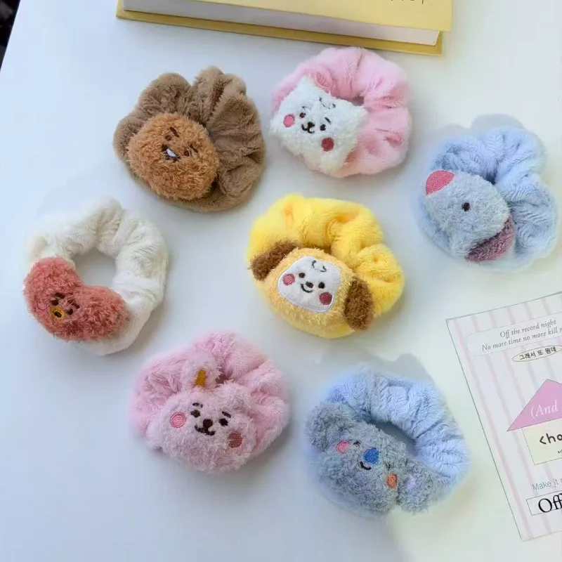 2026 BT21 KOYA RJ CHIMMY COOKY SHOOKY MANG TATA Beliebter Niedlicher Cartoon-Darm-Haargummi Stern-Peripherie Neuer Stil Image
