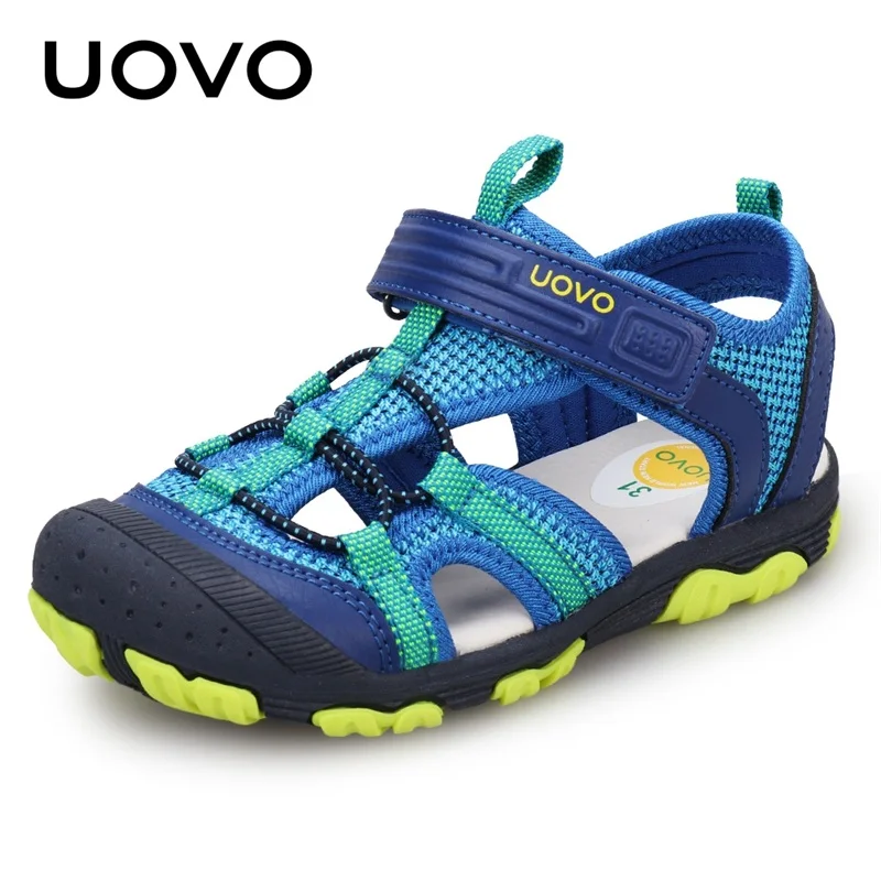 Neuankömmling Kinderschuhe geschlossene Zehen sandalen für kleine und große Sport kinder Sommerschuhe eur Größe #25-35