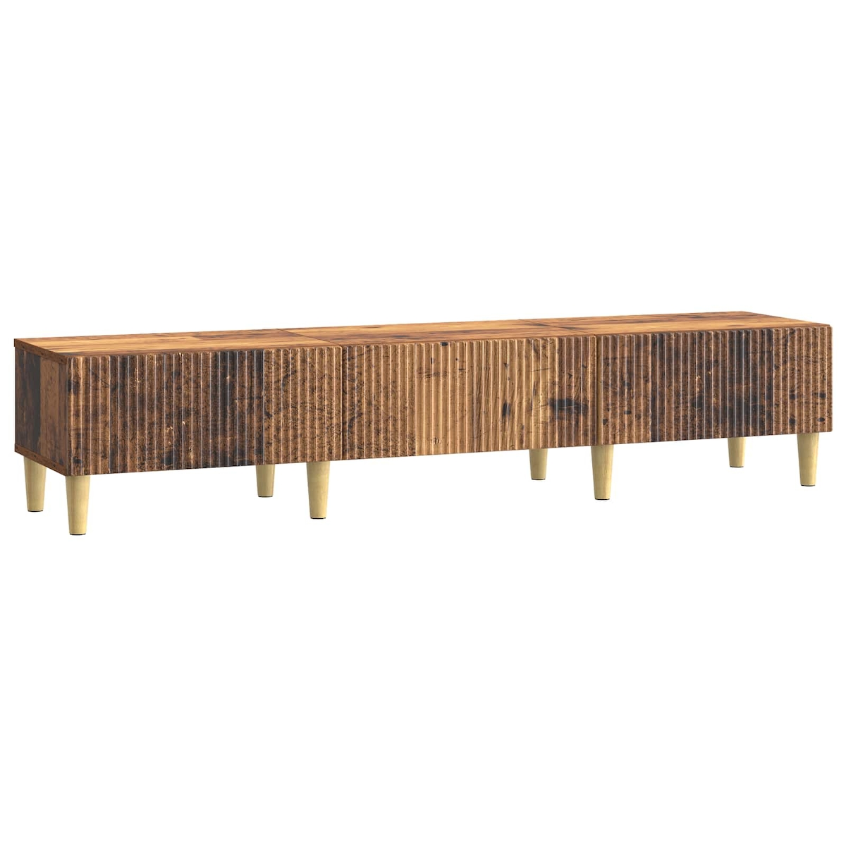 vidaXL TV-Schränk Altholz 147 x 34,5 x 30 cm Holzwerkstoff Image