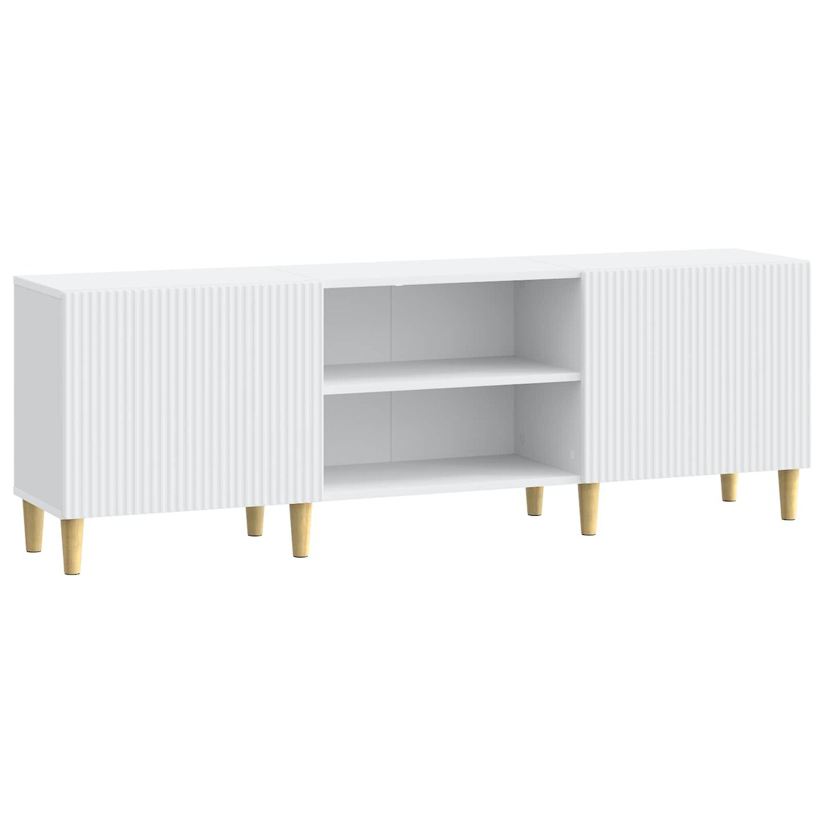 vidaXL TV-Schränk Weiß 150 x 31 x 50 cm Holzwerkstoff Image