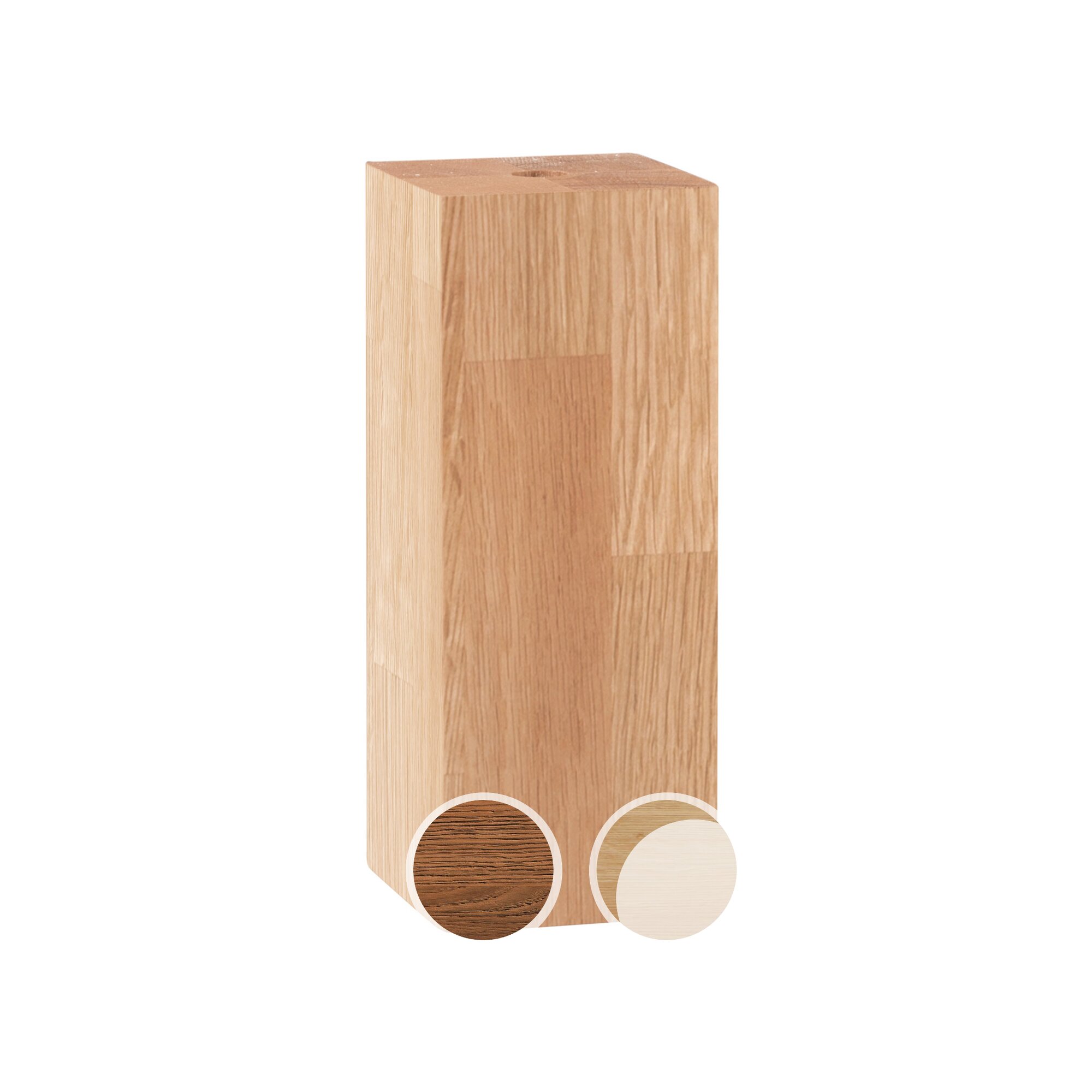 Hasena Oak-Line Bianco Nachttisch Circo 52 cm / Buche weiss deckend, lackiert Image