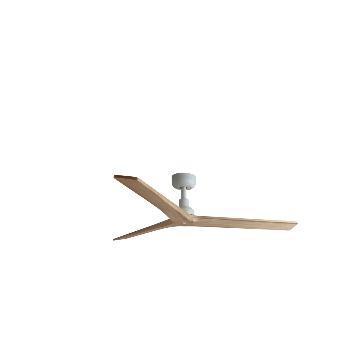 faro barcelona KLIM M DC Ventilator aus Weiß/Eichenholz Image