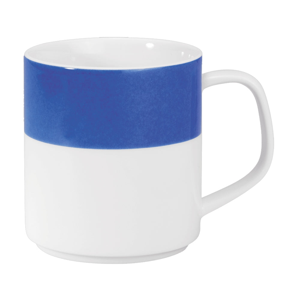 COLOURS Henkelbecher - 25 cl - (Ø 7,6 x 7,8 cm) - (stapelbar) - Blau, 6er Set Image