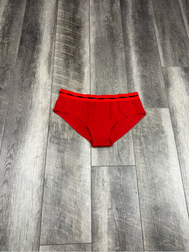 Pink Victoria's Secret Intimates & Sleepwear | Vs Red Logo Hipster Underwear | Color: Black/Red | Size: Xl