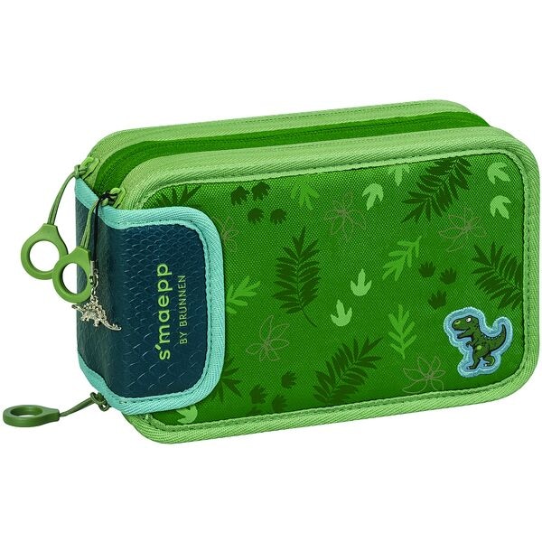 Brunnen Federmäppchen befüllt »s'maepp Sweet Dino Jungle«, 20x12.5x7.5 cm
