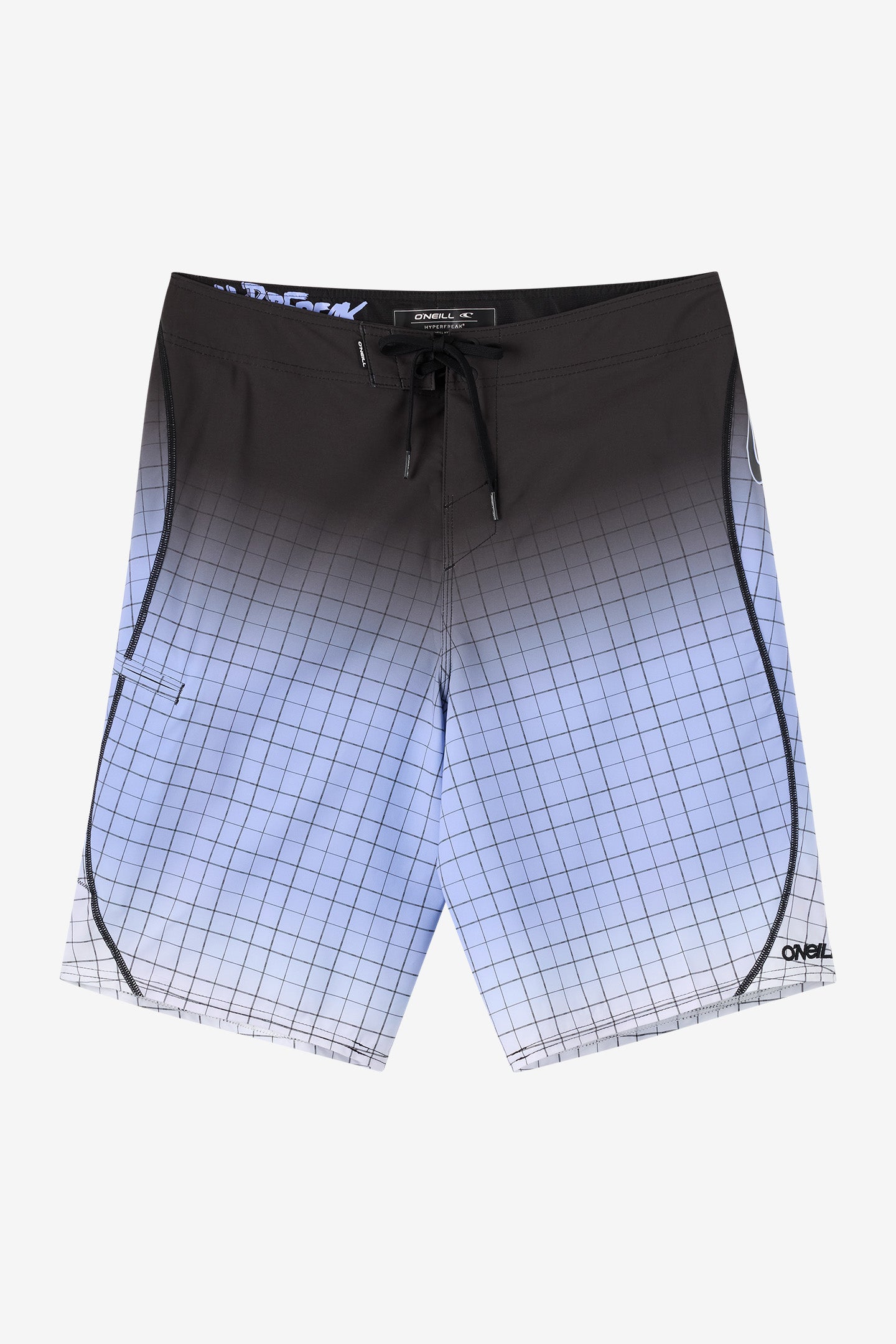O'Neill Men's Hyperfreak S-Seam Re-Issue 21"" Board Shorts in Blue Jelly, Size 34, Elastane/Polyester