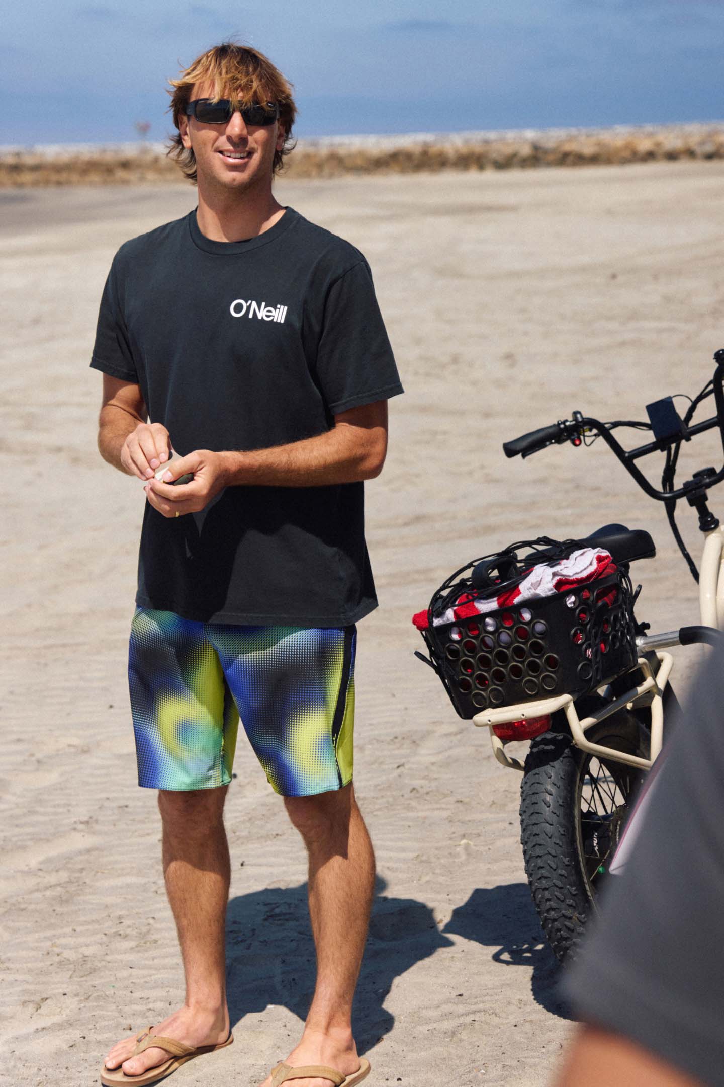 O'Neill Men's Superfreak 20"" Board Shorts in Royal Blue, Size 31, Elastane/Polyester