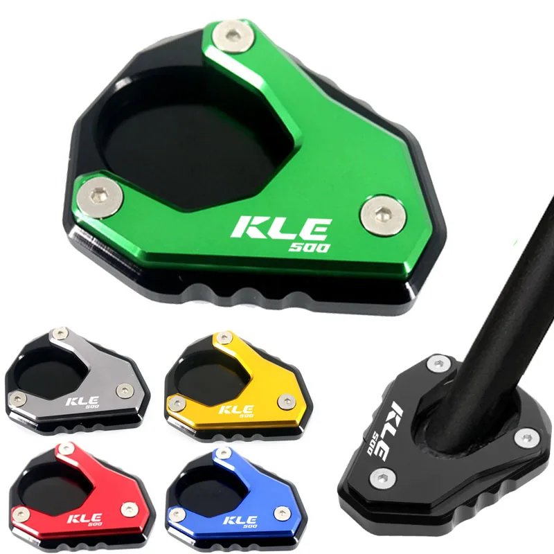 Passend für KLE500 KLE 500 2026 Motorrad CNC-Seitenständer Vergrößerungsfußauflage Stütze Image