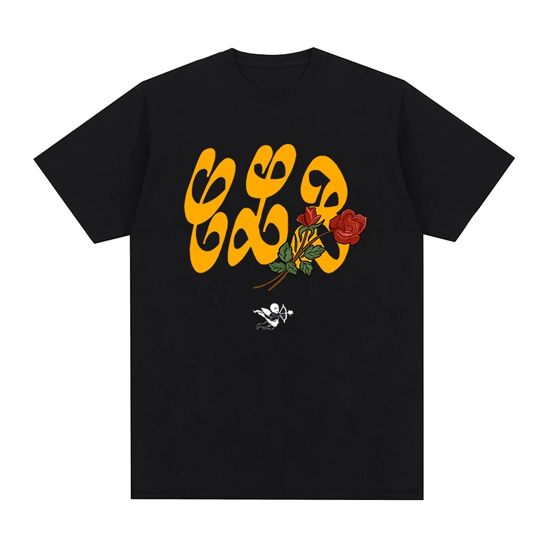Drake schwarz Zertifiziertes Lover Boy Hip Hop O-Ausschnitt T-Shirt 100 % gekämmte Baumwolle Herren T-Shirt Neues T-Shirt T-Shirt Damen Tops