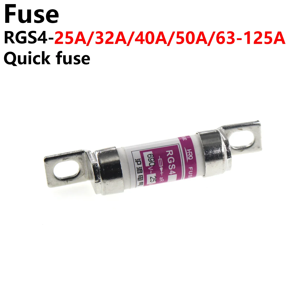 Sicherung rgs4 32a 25a 40 50 63a 80a 100a 110 125a Sicherung Image