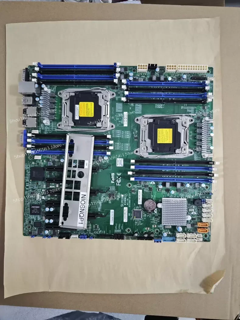 Supermicro X10DRi Dual LGA2011 Server-Motherboard mit C612 Chipsatz | Unterstützt E5-2600 V3/V4 CPUs, 16x DDR4-Steckplätze | I/O-Schutzblech im Lieferumfang enthalten Image