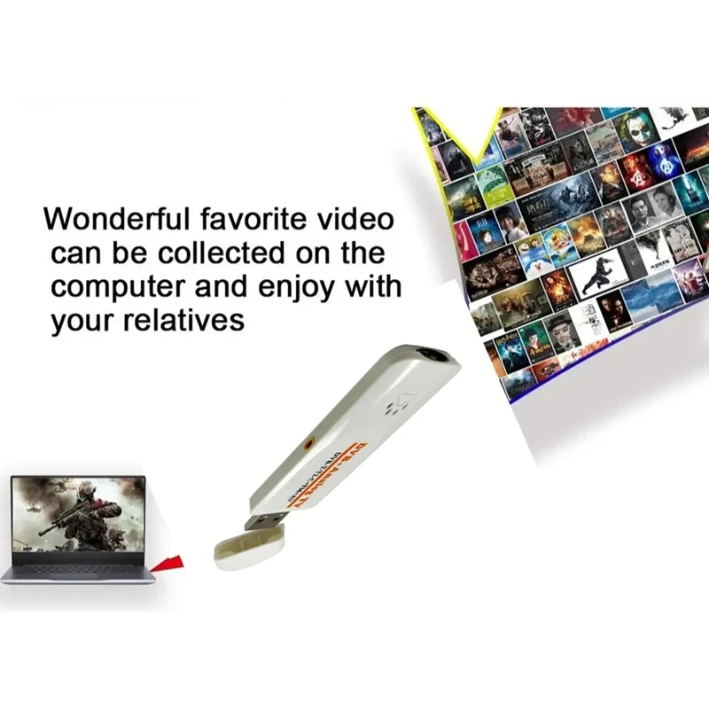 Digitaler Satelliten-DVB-T2-USB-Tuner mit Antennen-Fernbedienung, HD-USB-TV-Receiver, DVB-T2/DVB-T/DVB-C USB-ABVP Image