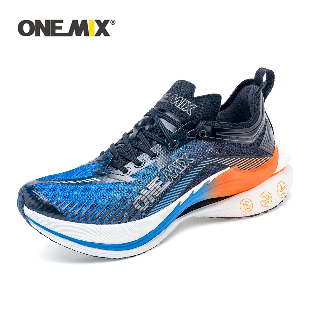 ONEMIX 2026 Professionelle Marathon-Laufschuhe für Herren Rutschfest Ultraleicht Federnd Athletische Carbonplatte Sportschuhe Sneakers Image